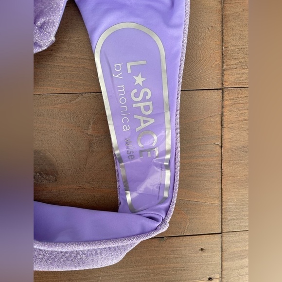 L*Space Shimmer Amethyst Roxanne Bitsy One Piece Swimsuit NWT - Picture 7 of 8